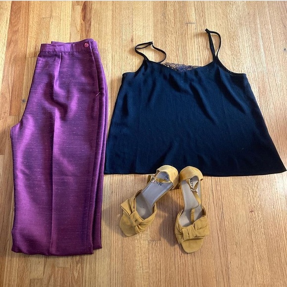 Tailored purple trousers (likely handmade) - Picture 3 of 3